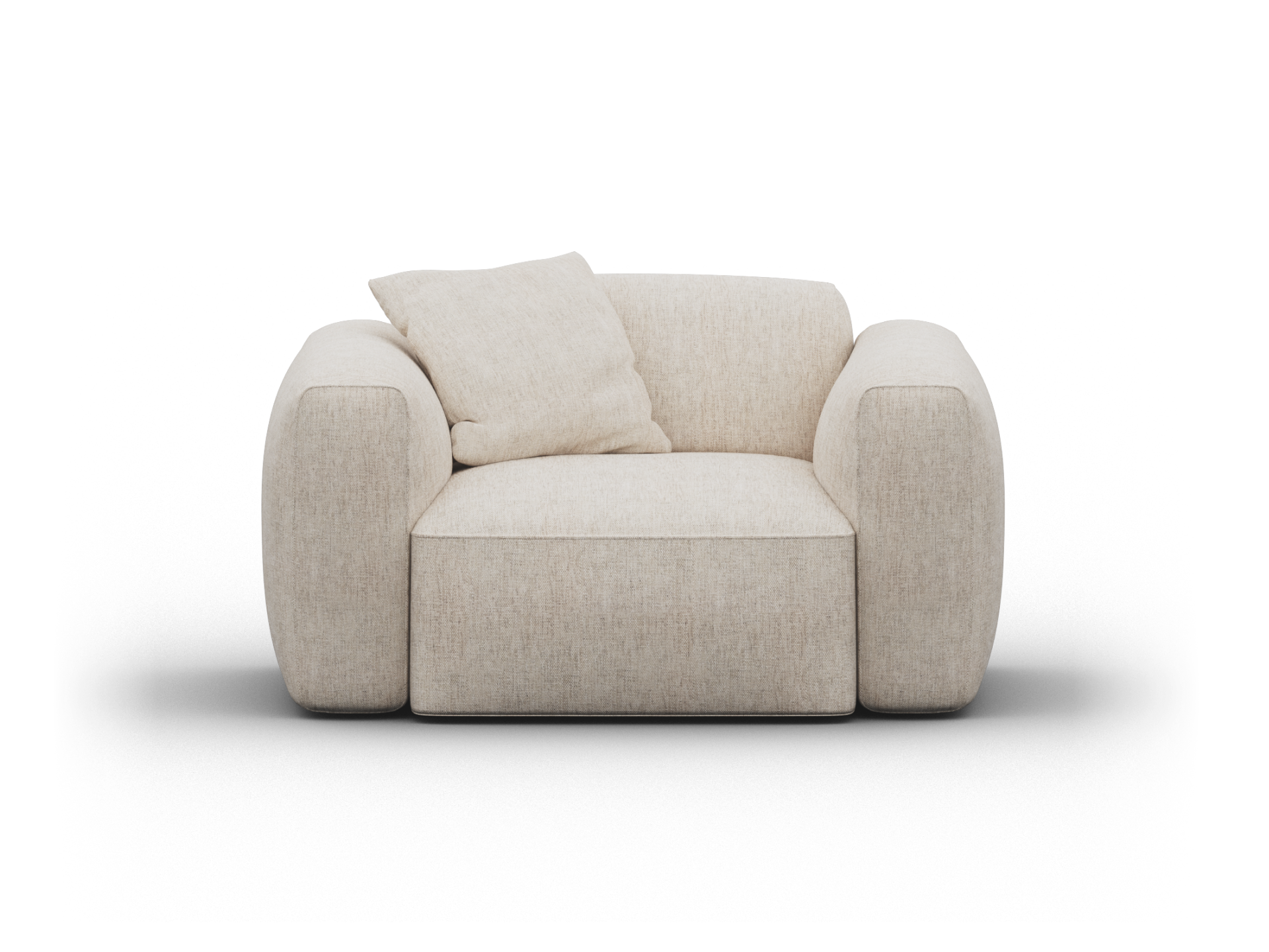 Torquay Modular Armchair - Regular / Silver Sand (Luxe edition)