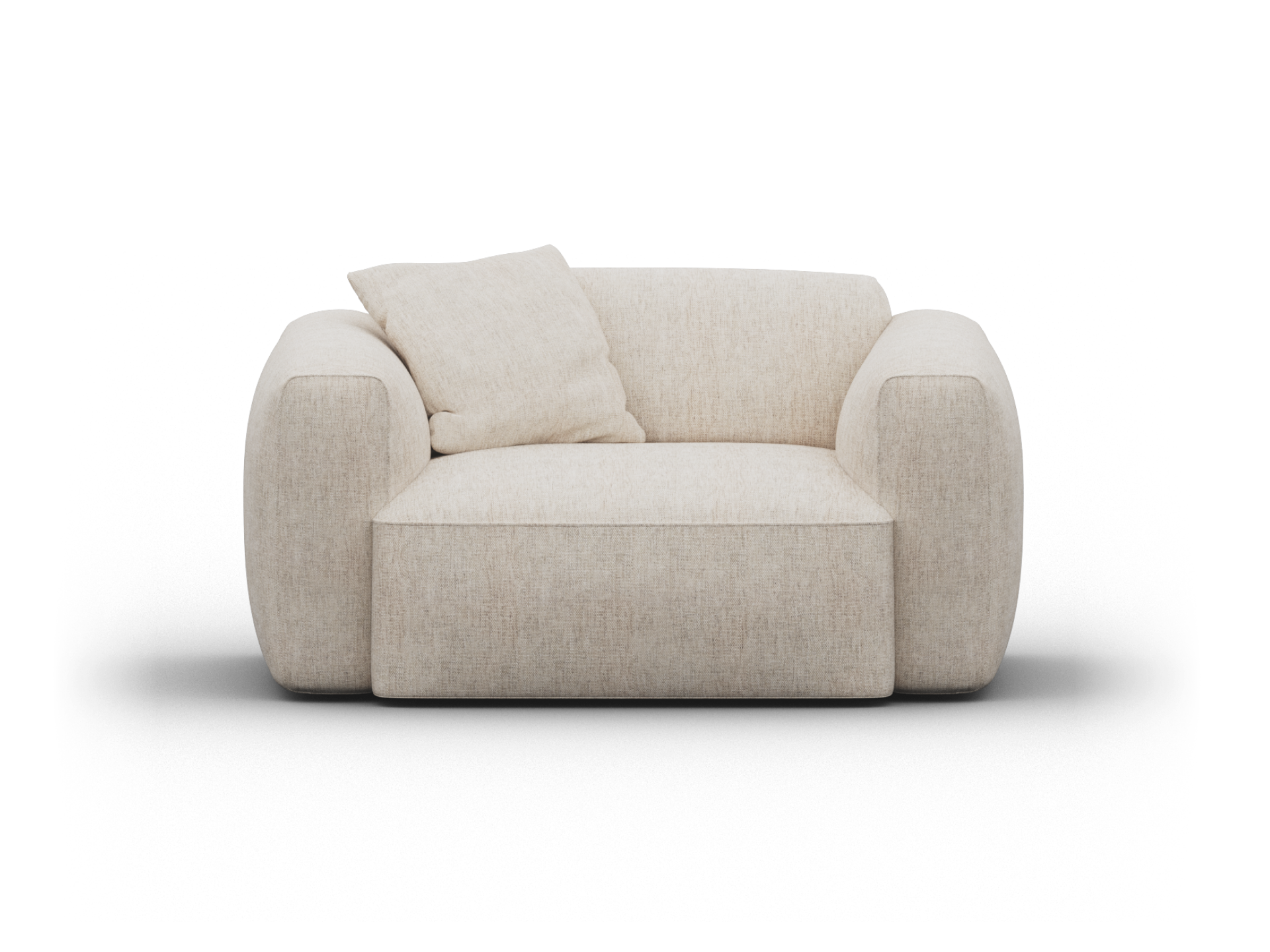 Torquay Modular Armchair - Extra Wide / Silver Sand (Luxe edition)