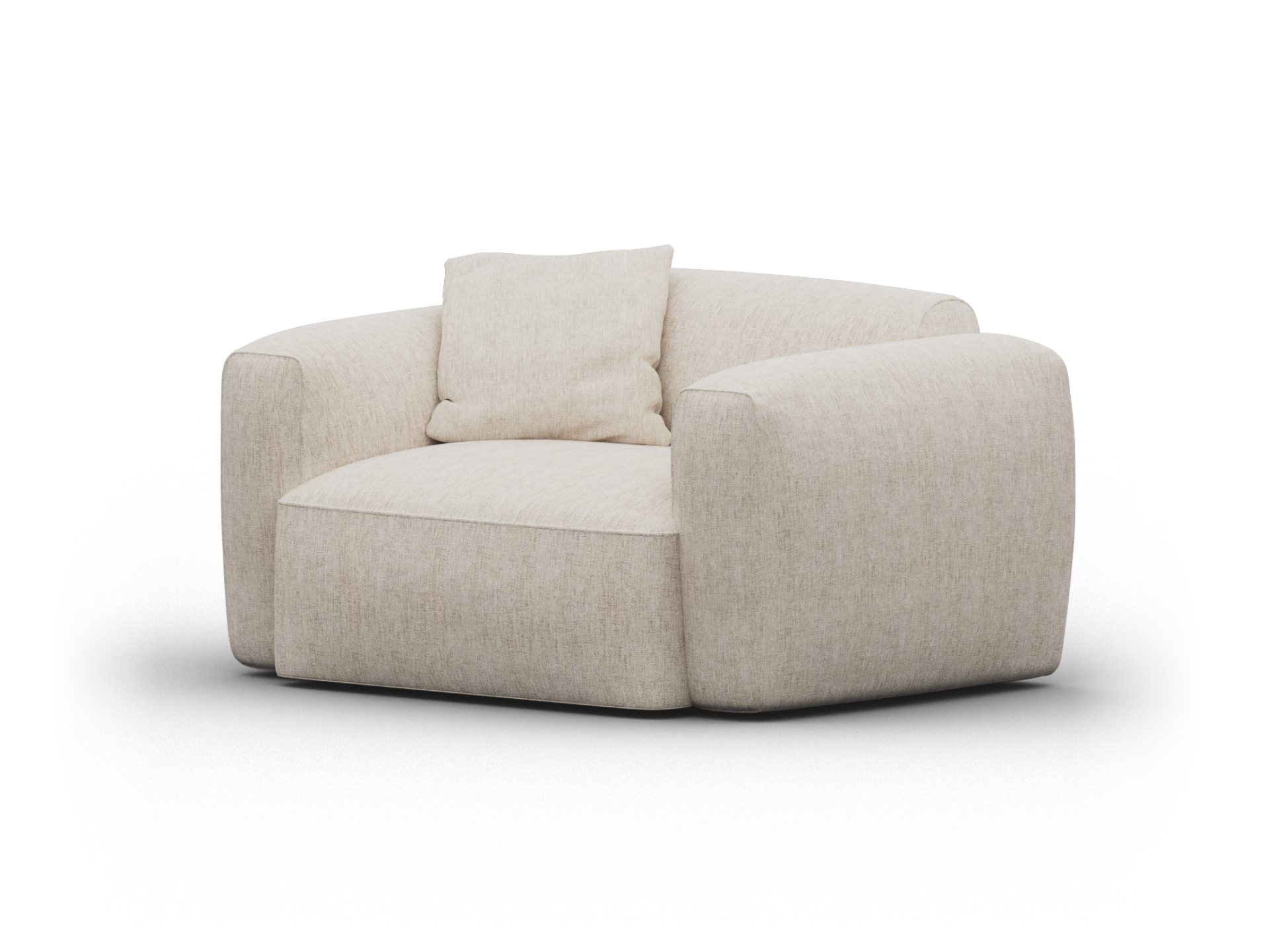 Torquay Modular Armchair - Extra Wide / Silver Sand (Luxe edition)
