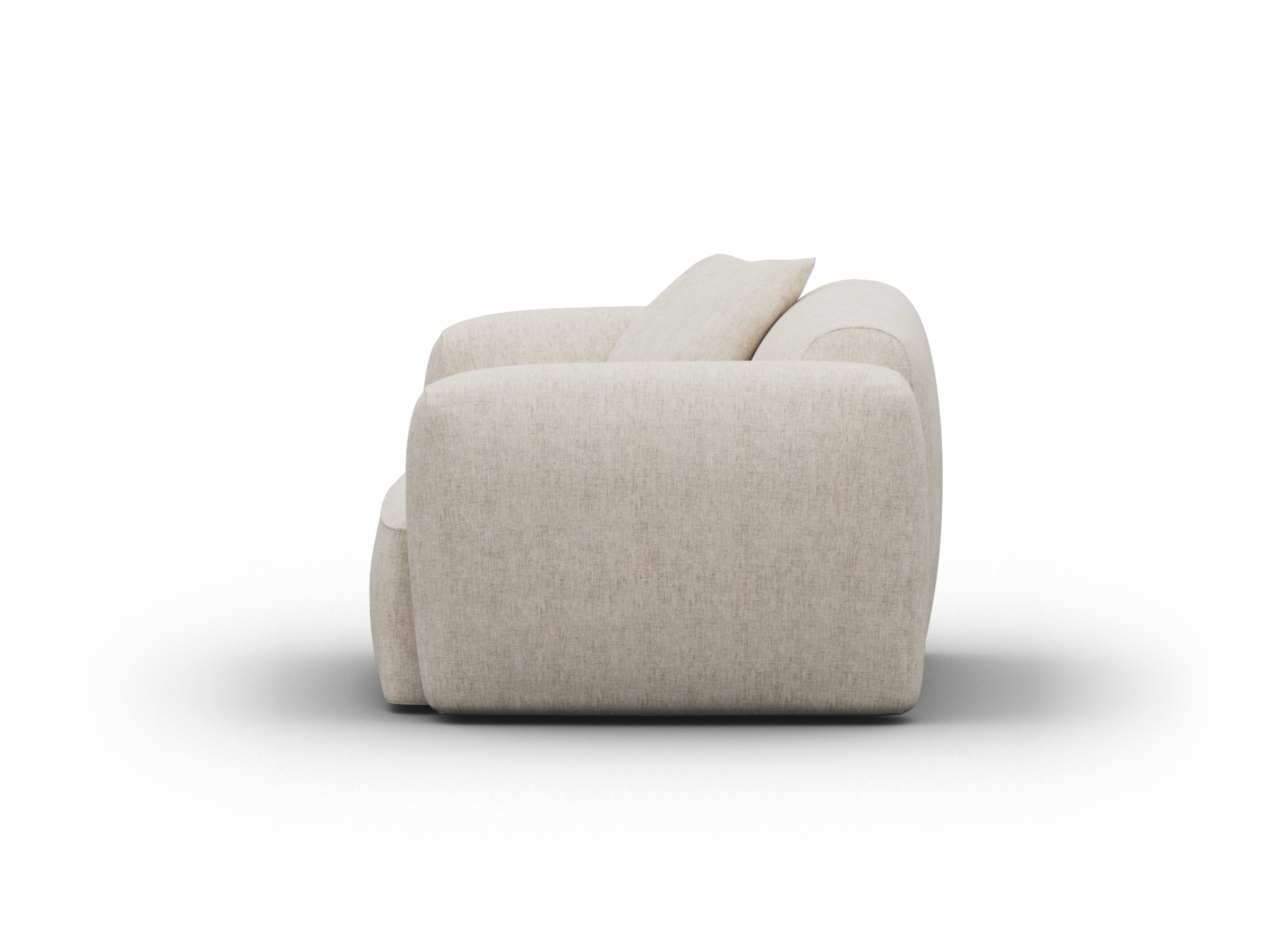 Torquay Modular Armchair - Extra Wide / Silver Sand (Luxe edition)