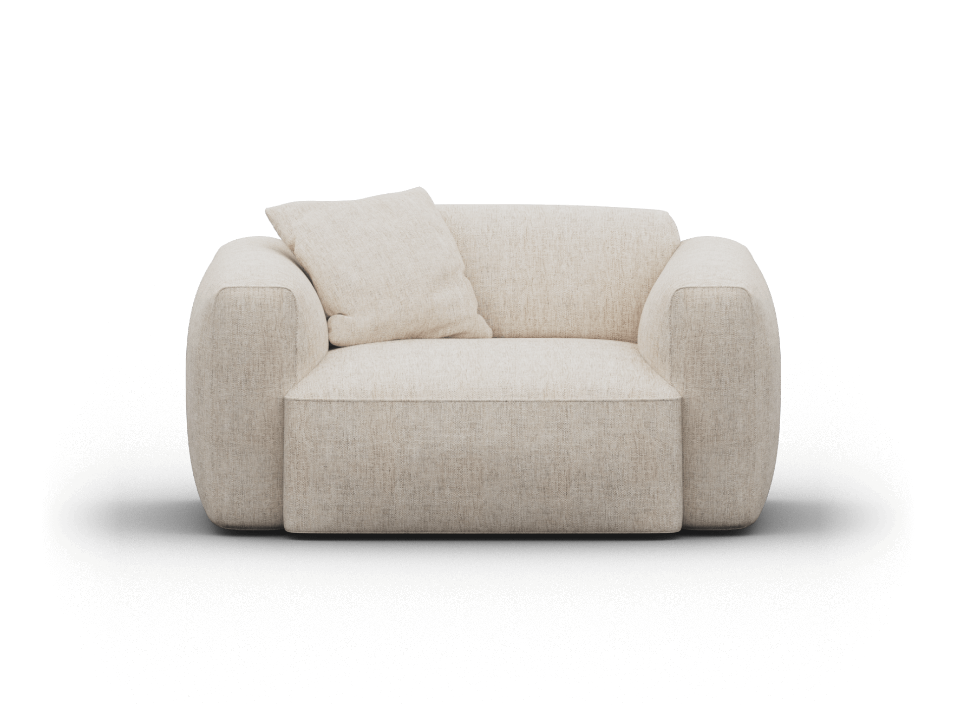 Torquay Modular Armchair Covers - Extra Wide / Silver Sand (Luxe edition)