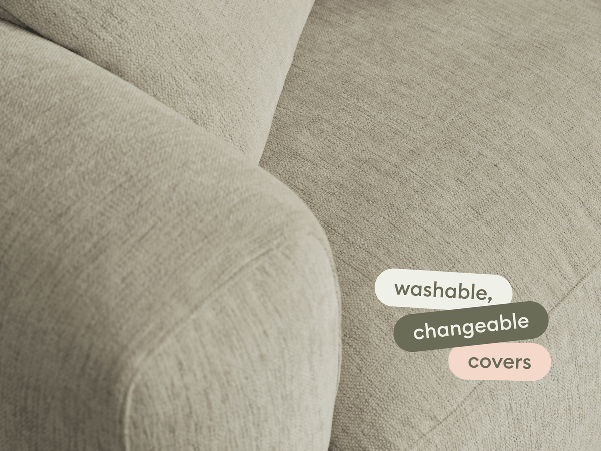 Torquay Modular Sofa Cover Packs - Silver Sand (Luxe edition) / 6 Sections / Regular
