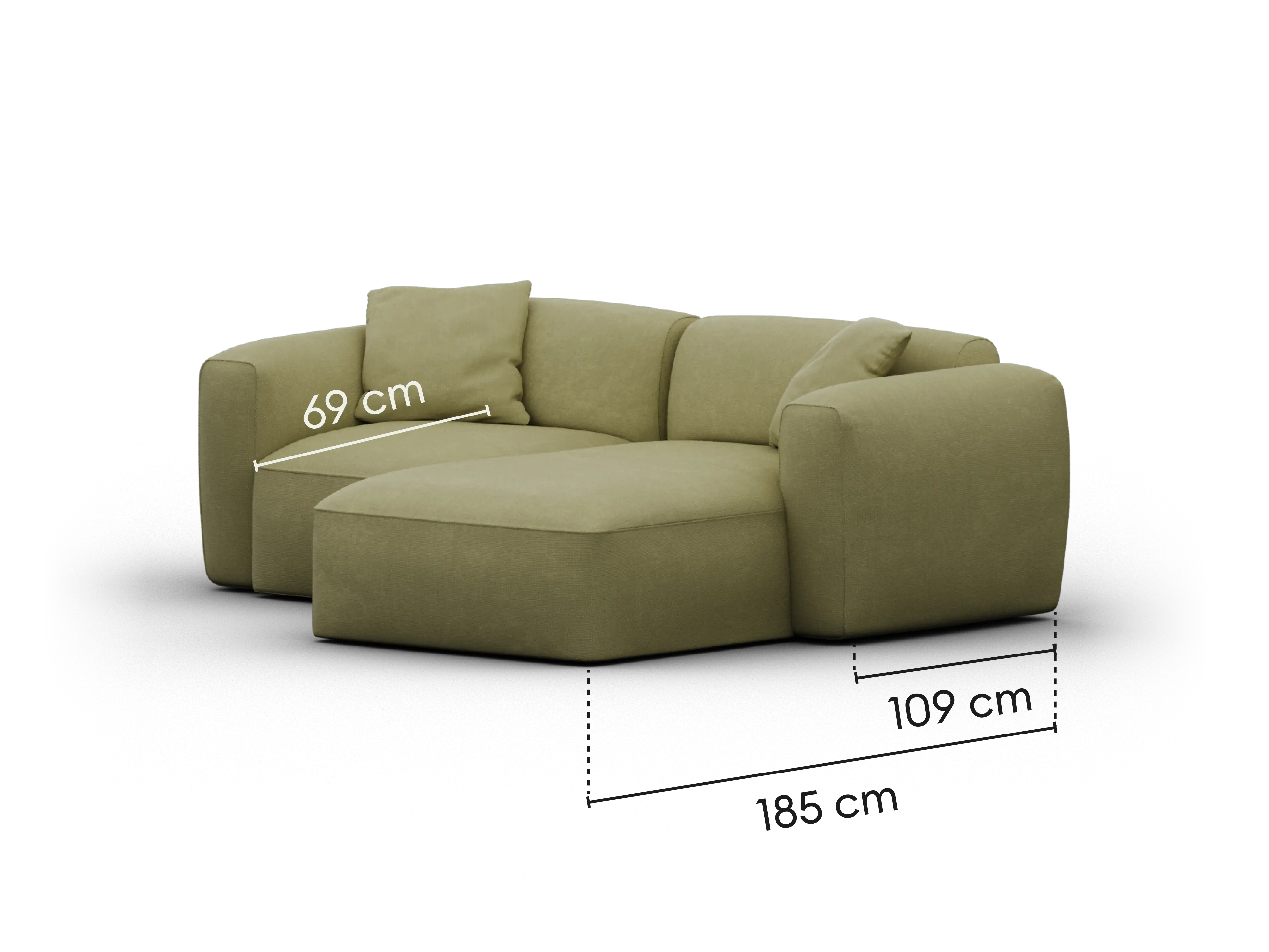 Torquay Modular Sofa - Australia 01 (Pantone) / 2 Sections / Regular