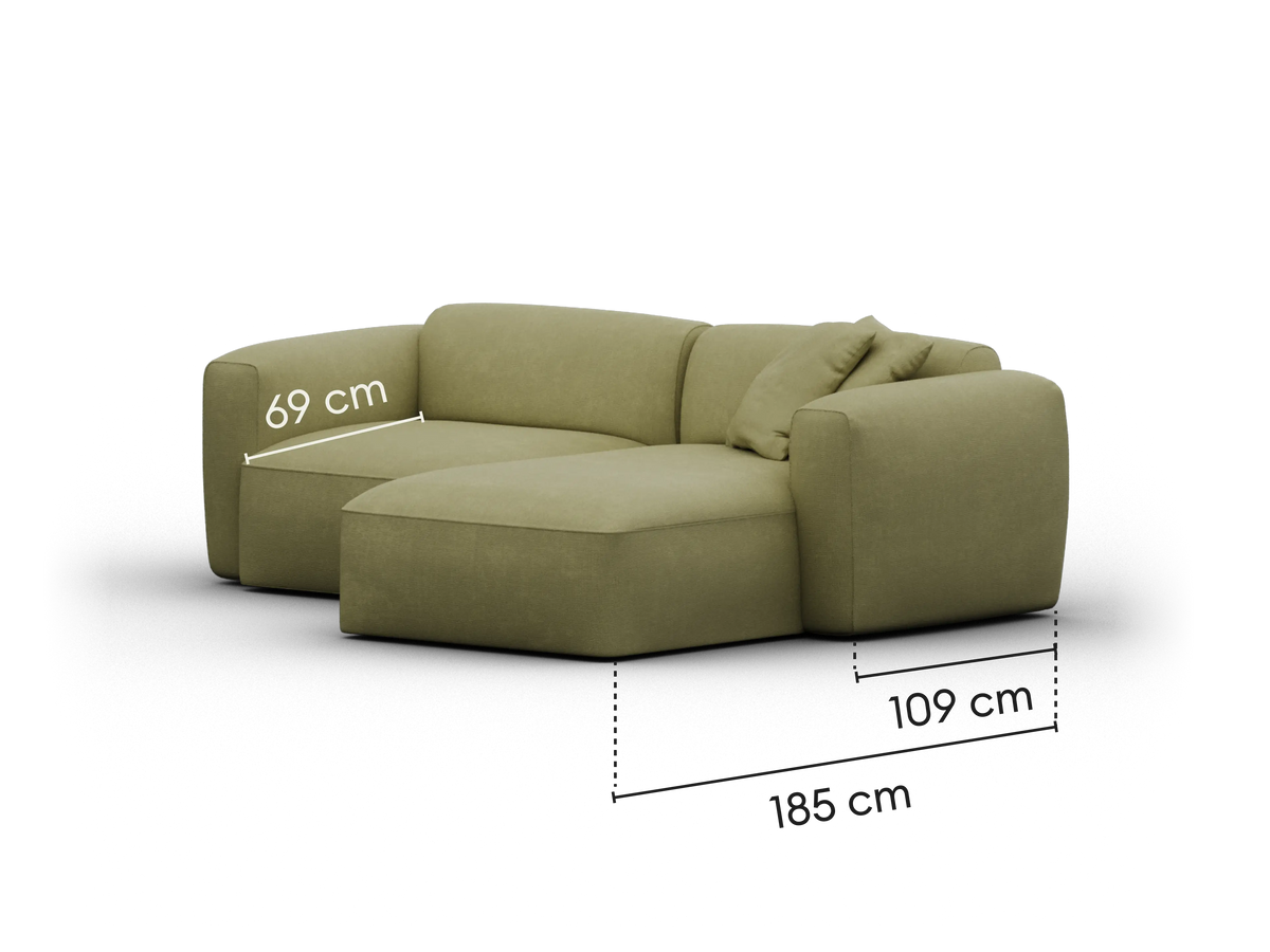 Torquay Modular Sofa - Australia 01 (Pantone) / 2 Sections / Extra Wide