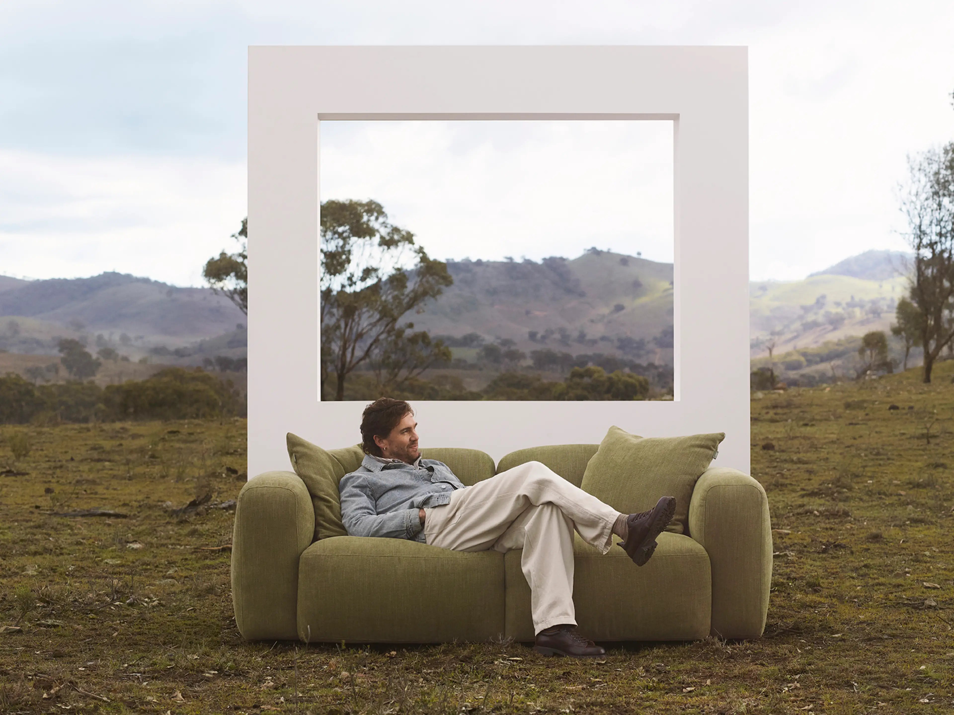 Torquay Modular Sofa - Australia 01 (Pantone) / 2 Sections / Regular
