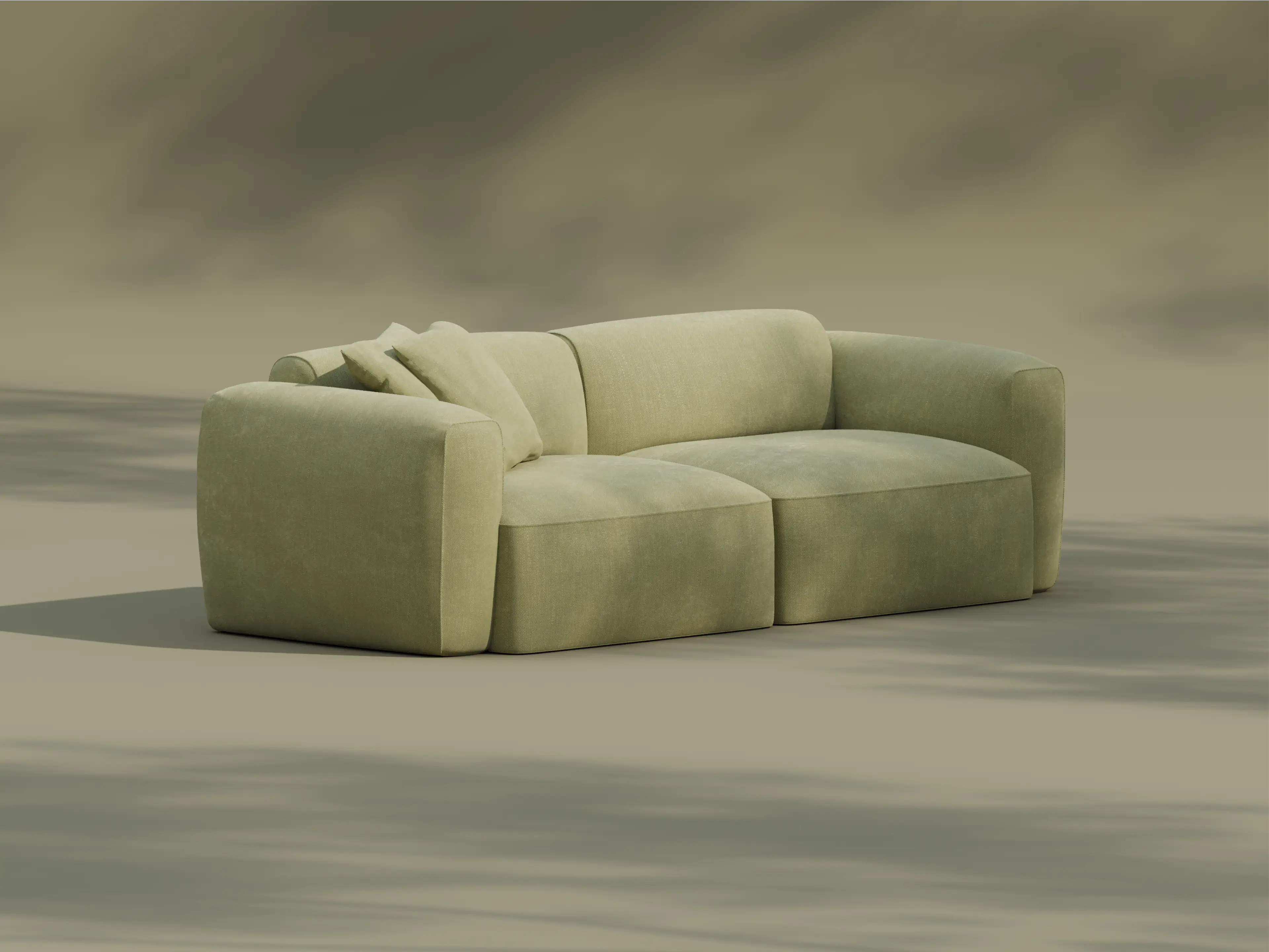 Torquay Modular Sofa - Australia 01 (Pantone) / 2 Sections / Extra Wide