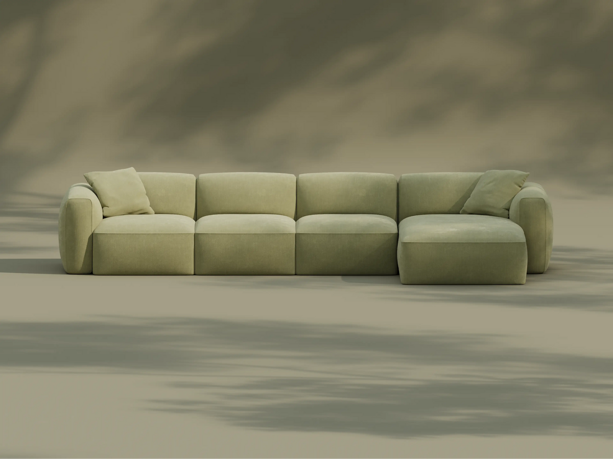 Torquay Modular Sofa - Australia 01 (Pantone) / 4 Sections / Regular