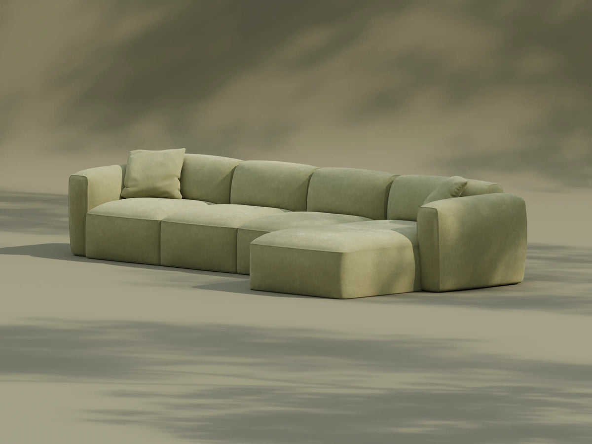Torquay Modular Sofa - Australia 01 (Pantone) / 4 Sections / Regular
