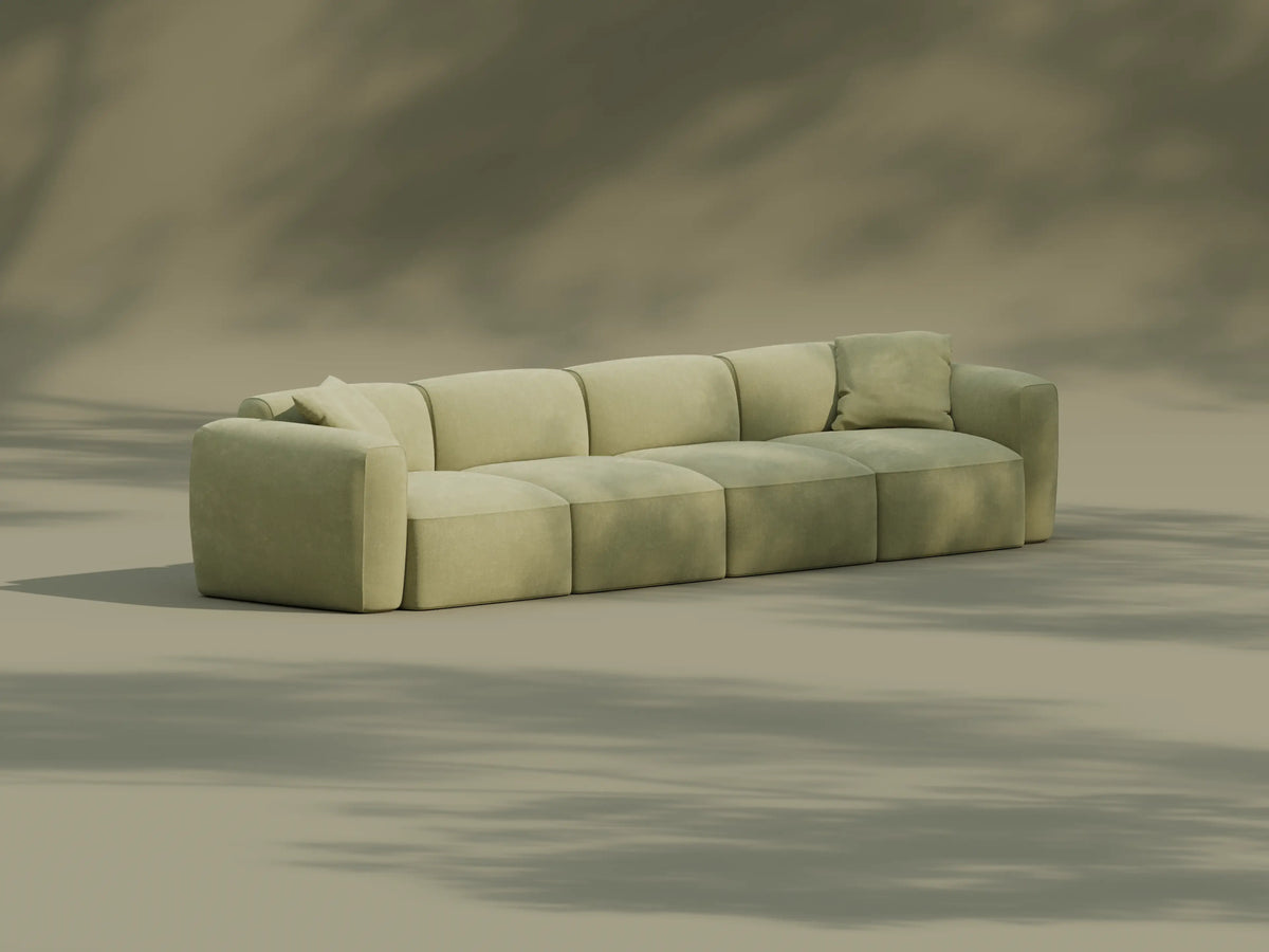 Torquay Modular Sofa - Australia 01 (Pantone) / 4 Sections / Regular