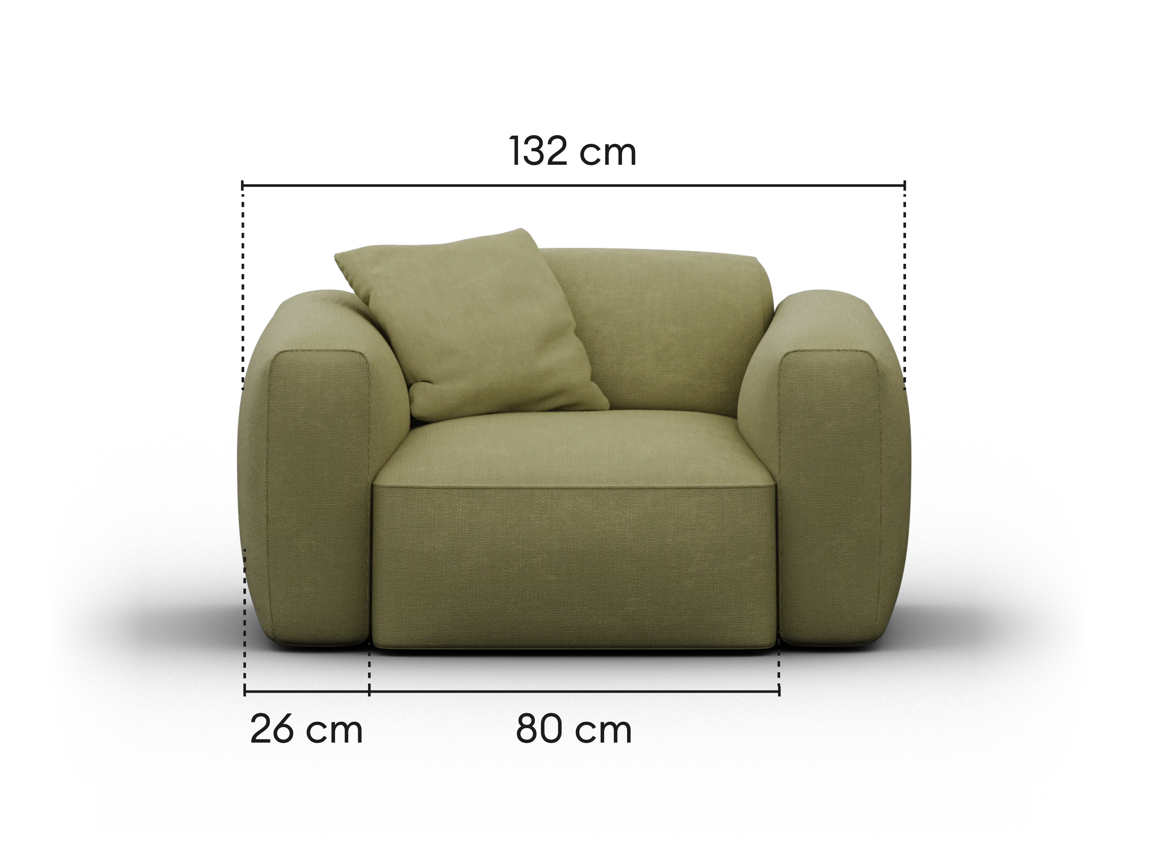 Torquay Modular Armchair - Regular / Australia 01 (Pantone)