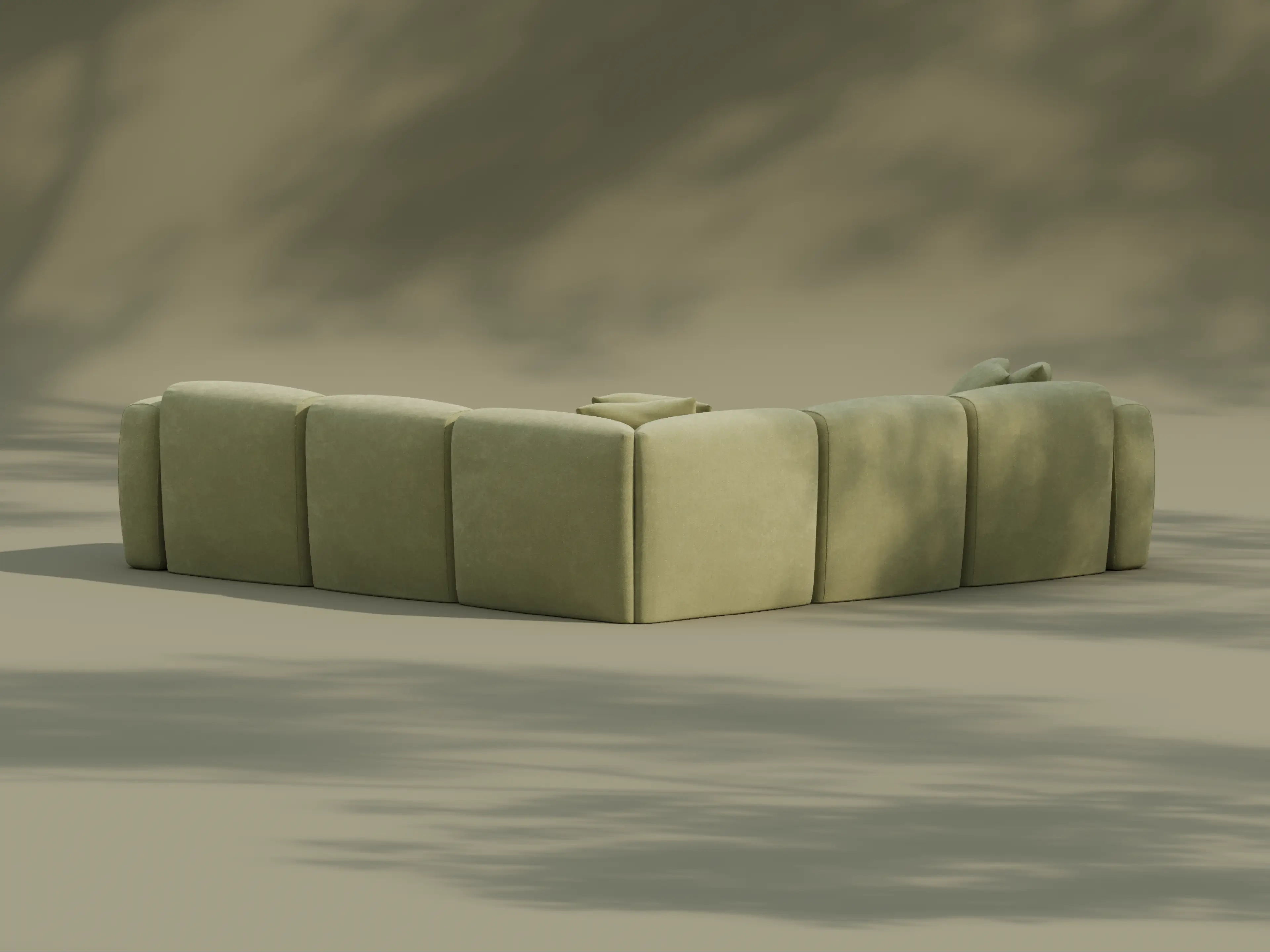 Torquay Modular Sofa - Australia 01 (Pantone) / 4 Sections / Regular