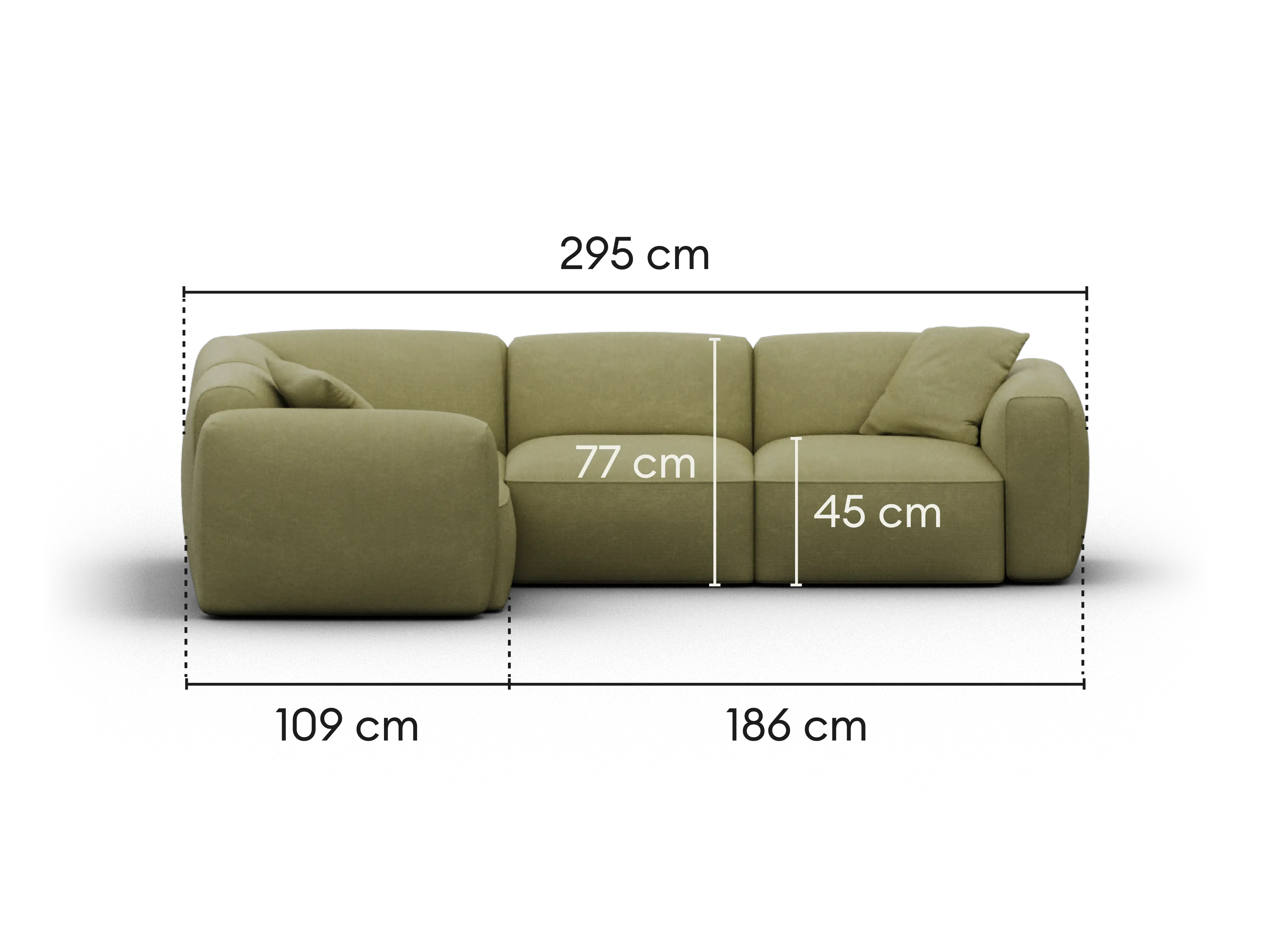 Torquay Modular Sofa - Australia 01 (Pantone) / 4 Sections / Regular