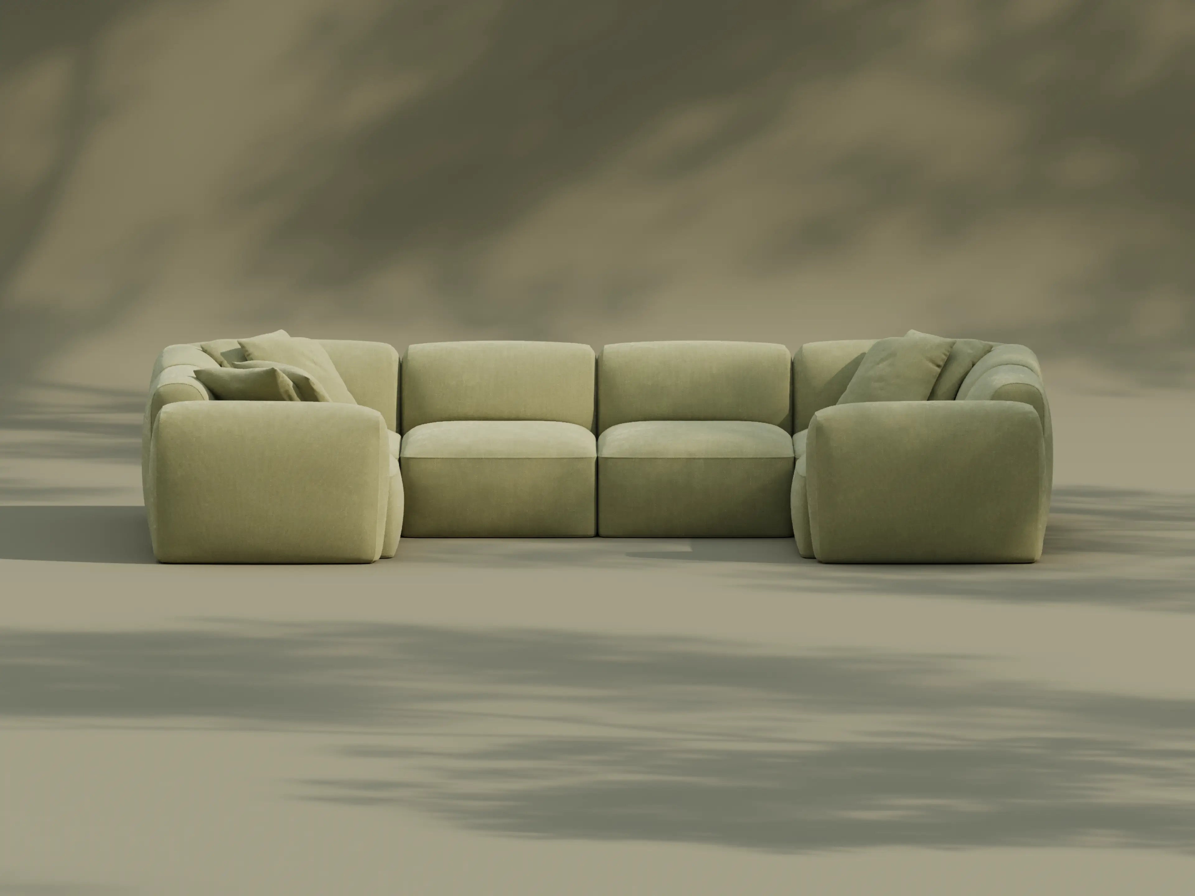 Torquay Modular Sofa - Australia 01 (Pantone) / 6 Sections / Regular