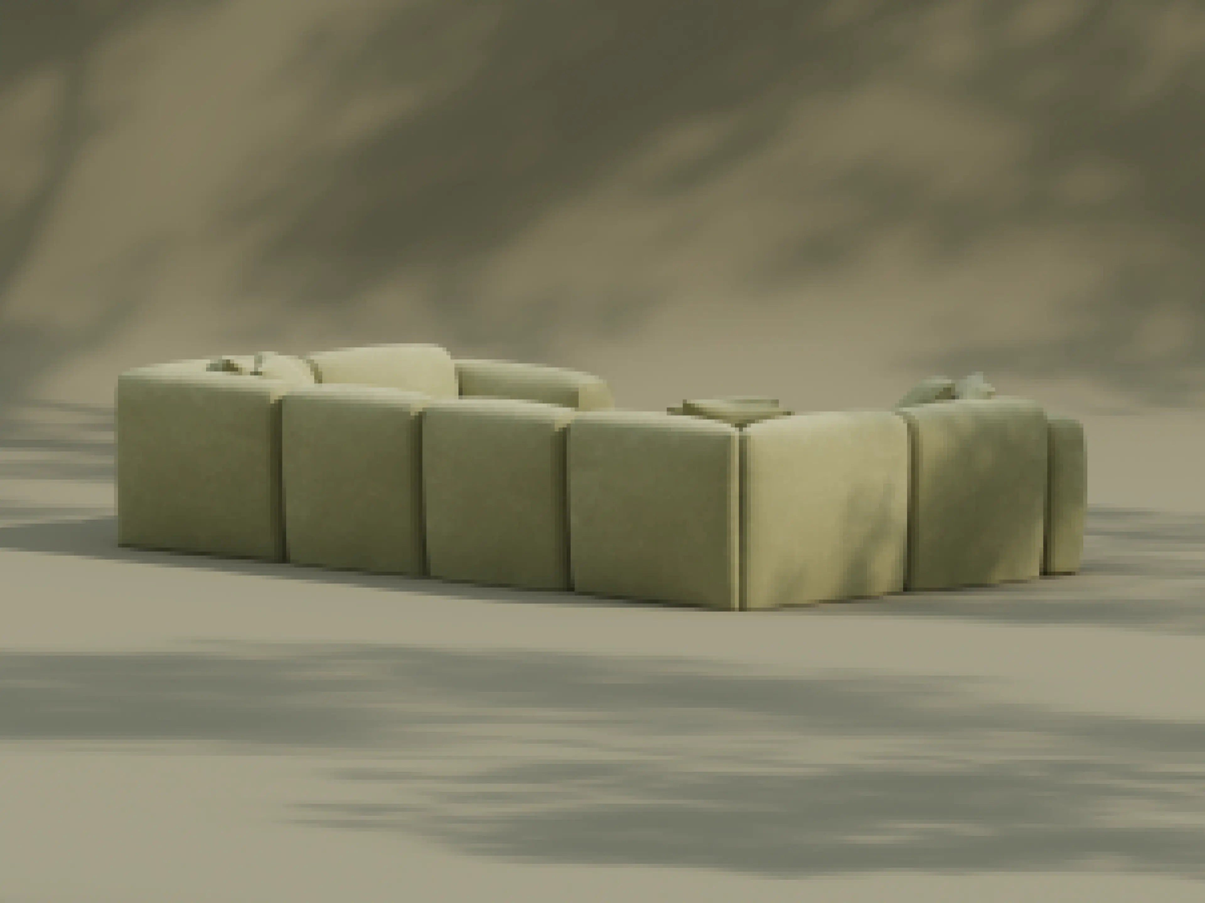 Torquay Modular Sofa - Australia 01 (Pantone) / 6 Sections / Regular