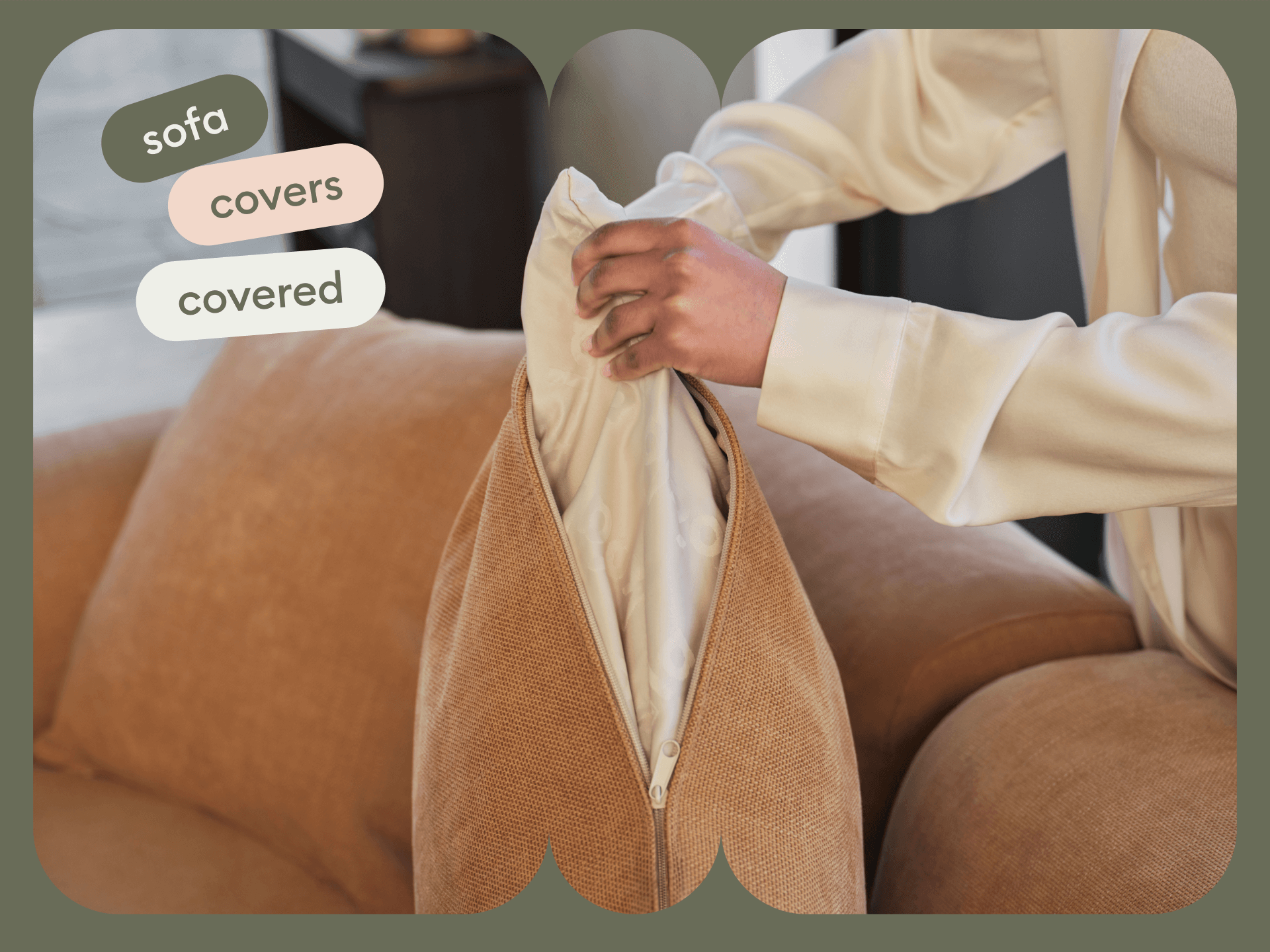 Torquay Modular Sofa Section Covers - Regular / Pearl Moon / Seat