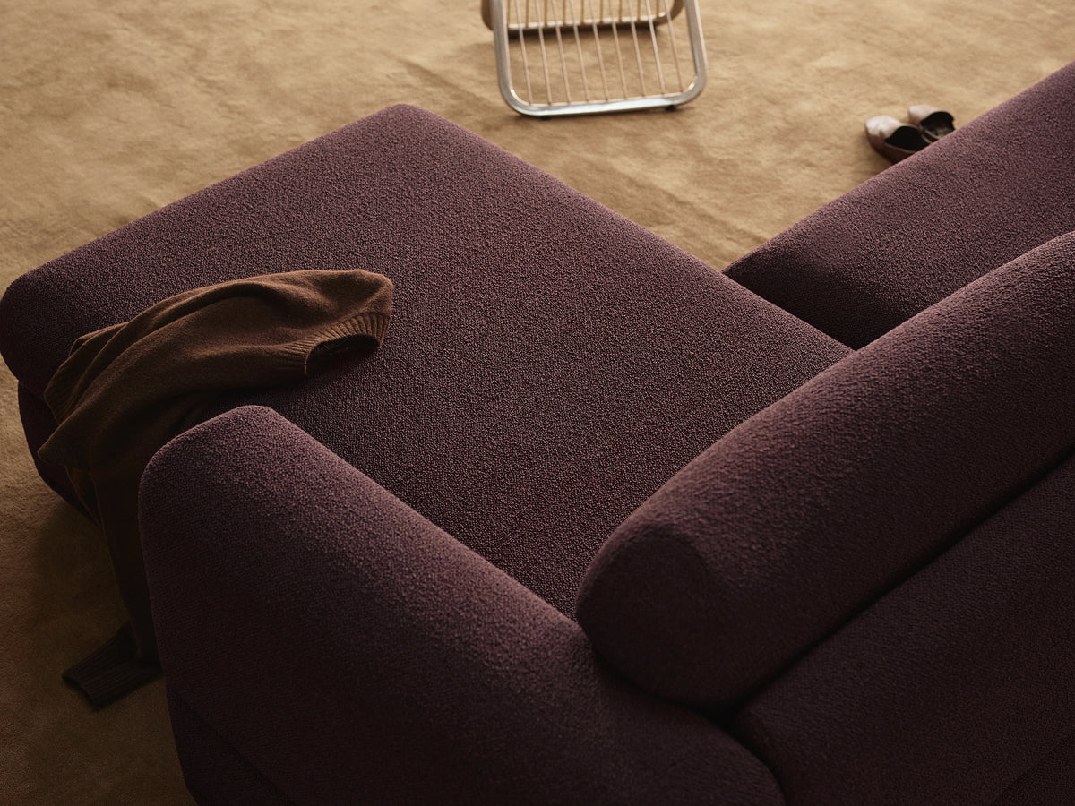 Wanda Sofa Bed [2nd Gen] - Burnt Mulberry (Luxe edition) / 3.5-Seater (Queen)