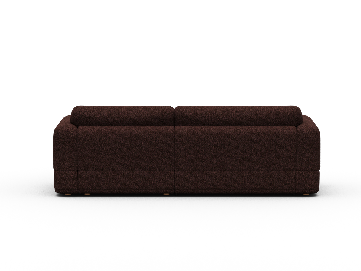 Wanda Sofa Bed [2nd Gen] - Burnt Mulberry (Luxe edition) / 3.5-Seater (Queen)
