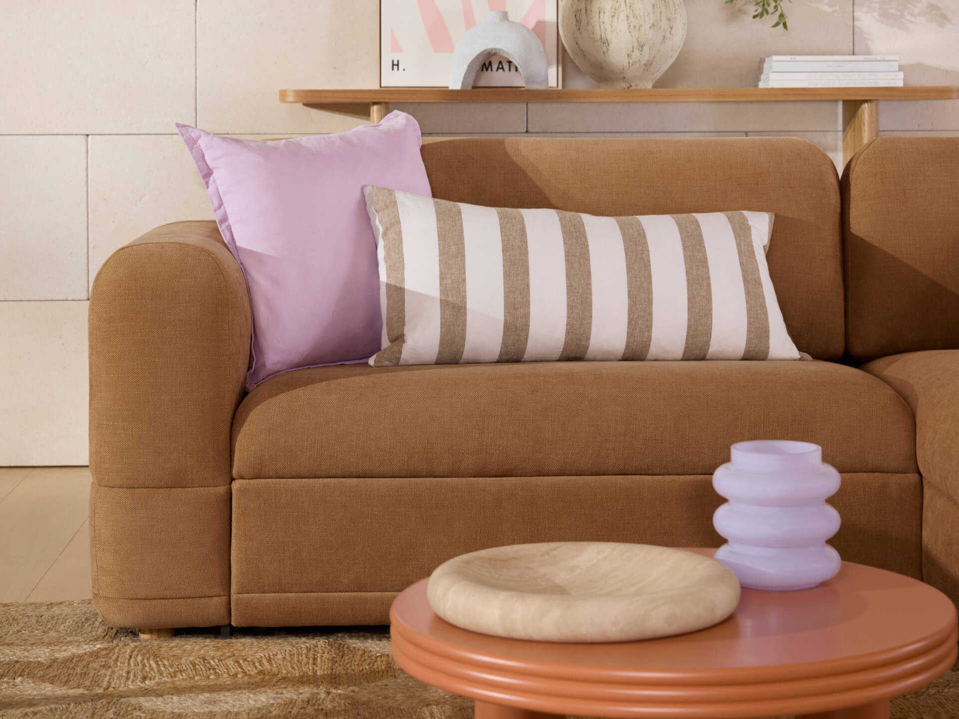 Wanda Sofa Bed [2nd Gen] - 3.5-Seater (Queen) / Bronzed Aussie