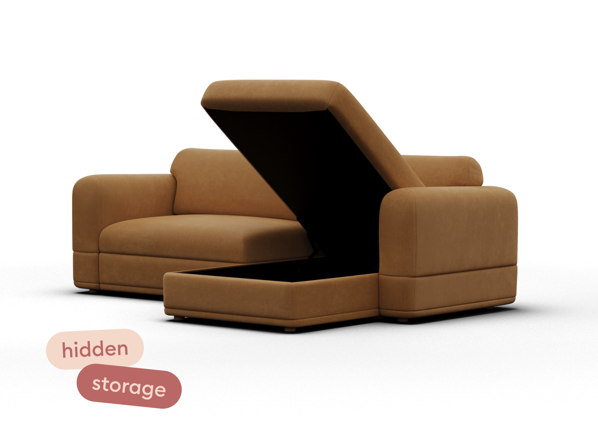 Wanda Sofa Bed [2nd Gen] - 3.5-Seater (Queen) / Bronzed Aussie