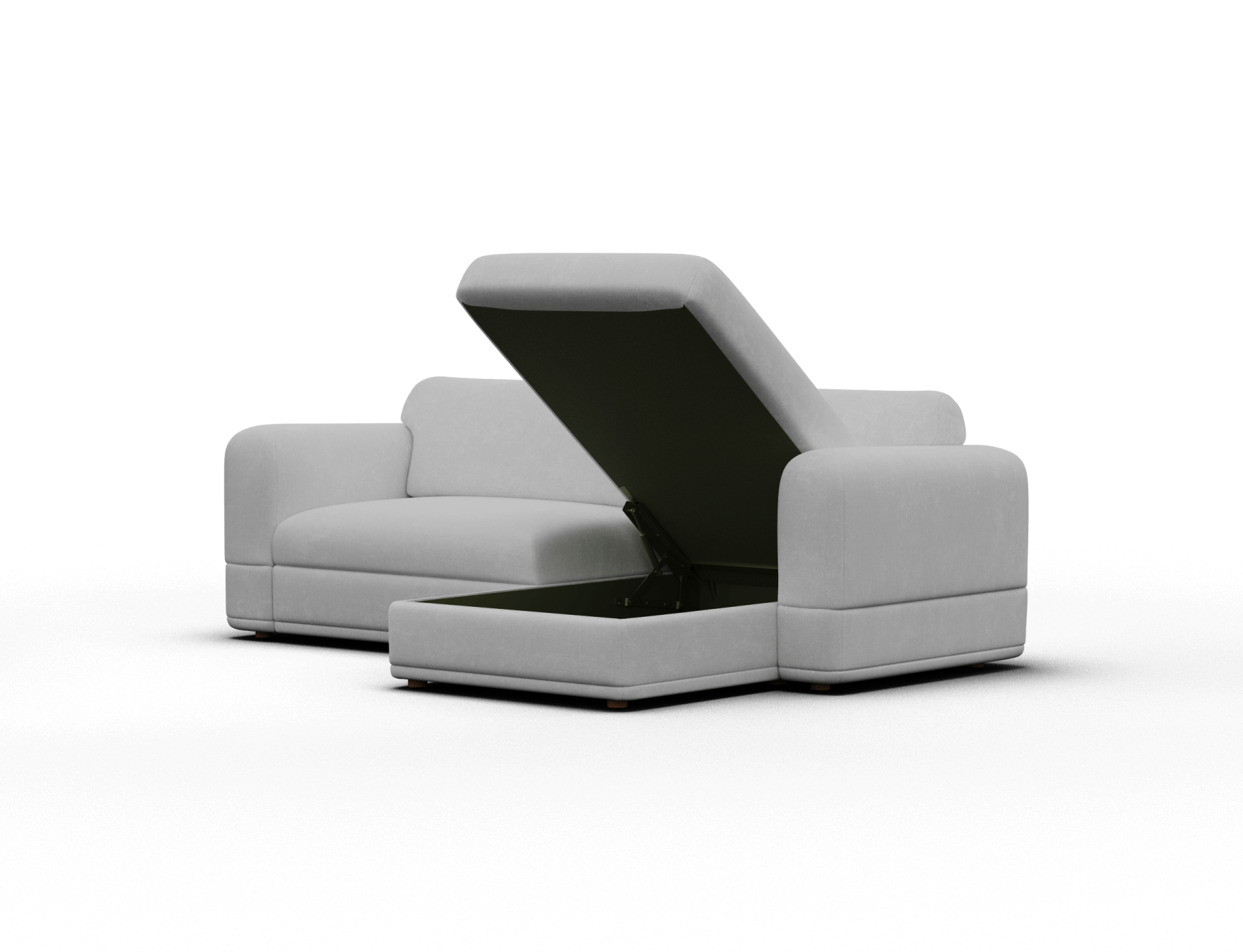 Wanda Sofa Bed [2nd Gen] - 3.5-Seater (Queen) / Morning Fog