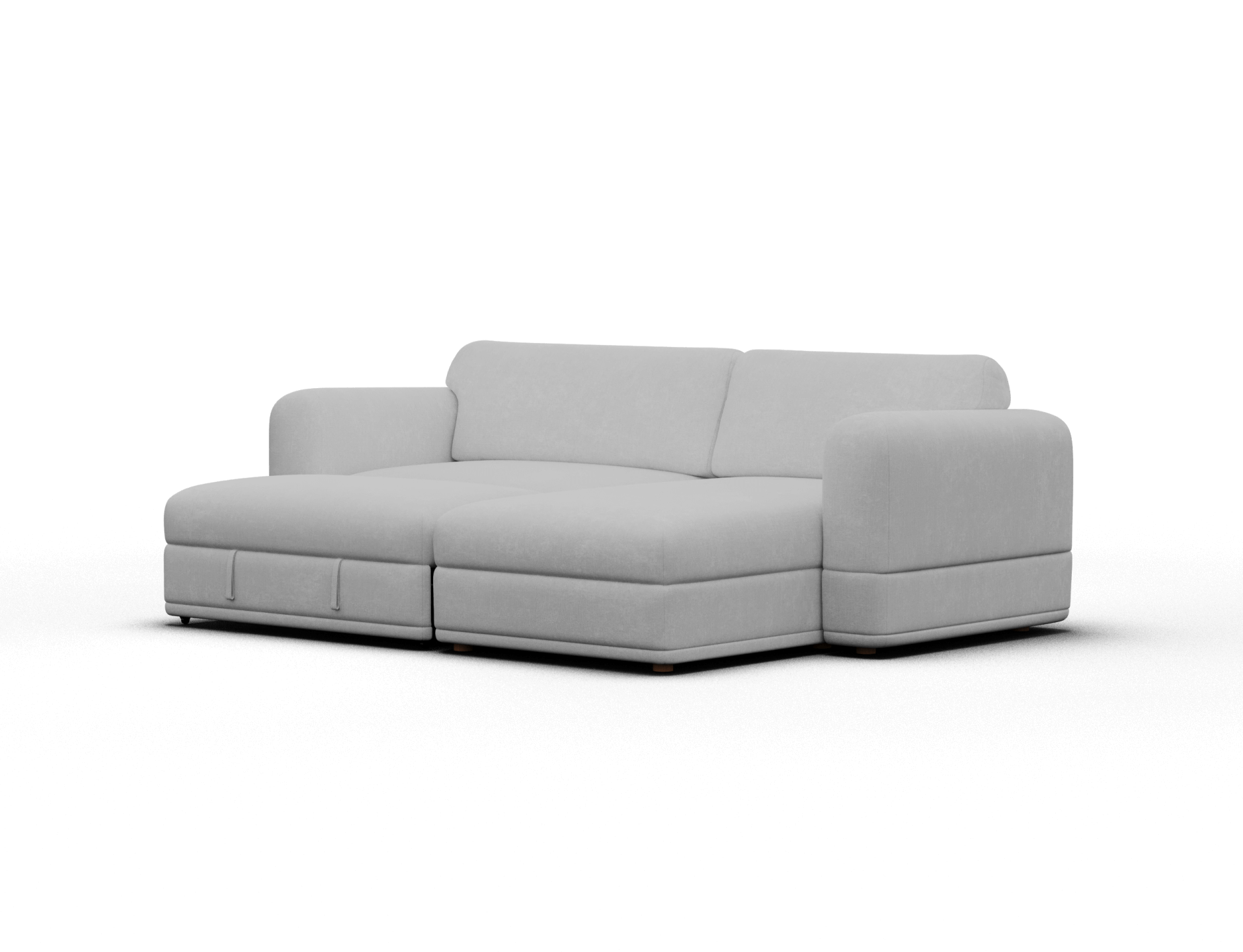 Wanda Sofa Bed [2nd Gen] - 3.5-Seater (Queen) / Morning Fog
