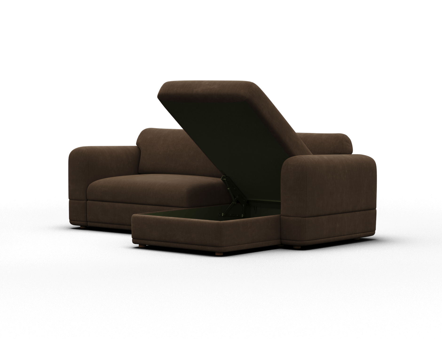 Wanda Sofa Bed [2nd Gen] - 3.5-Seater (Queen) / Midnight Mocha