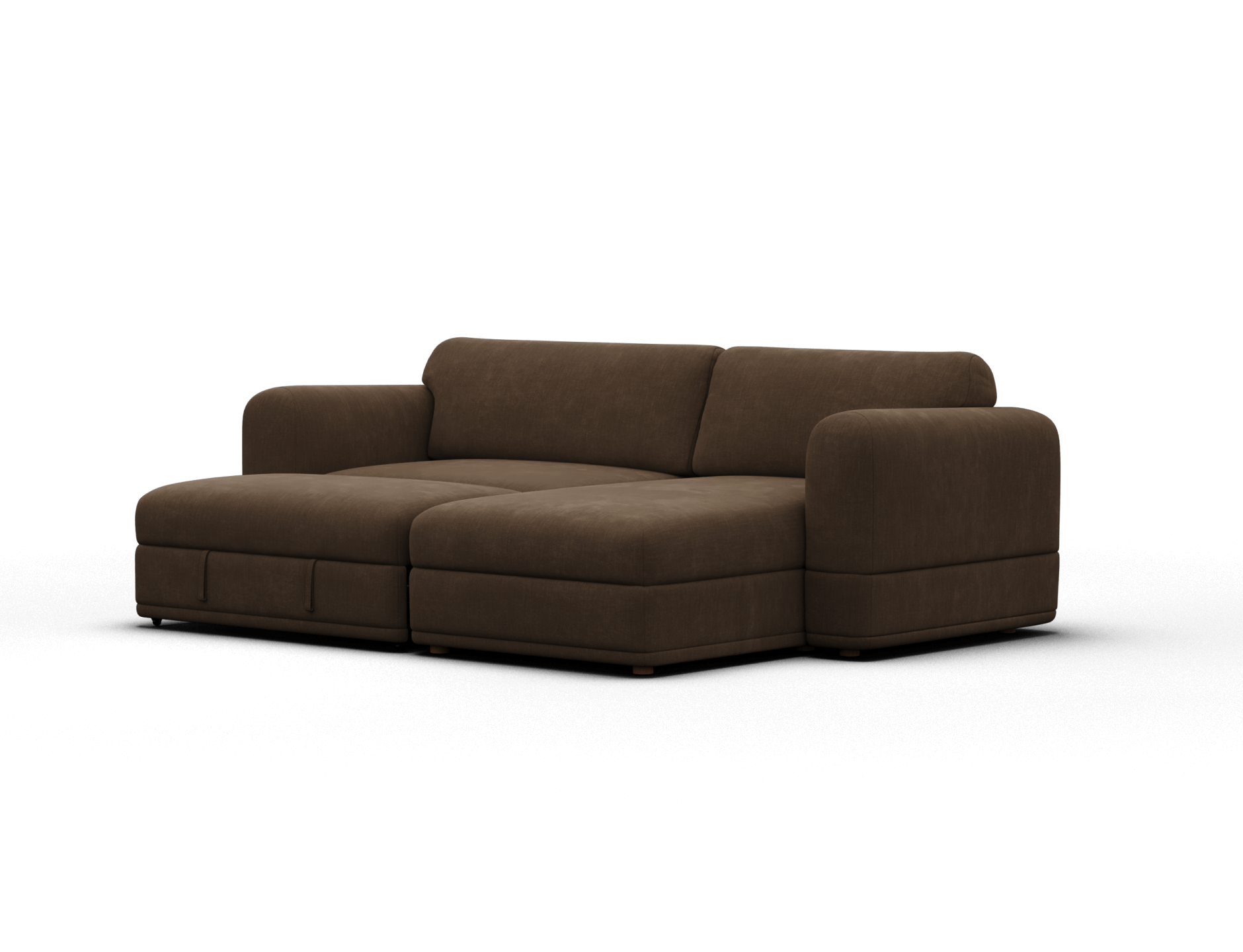 Wanda Sofa Bed [2nd Gen] - 3.5-Seater (Queen) / Midnight Mocha