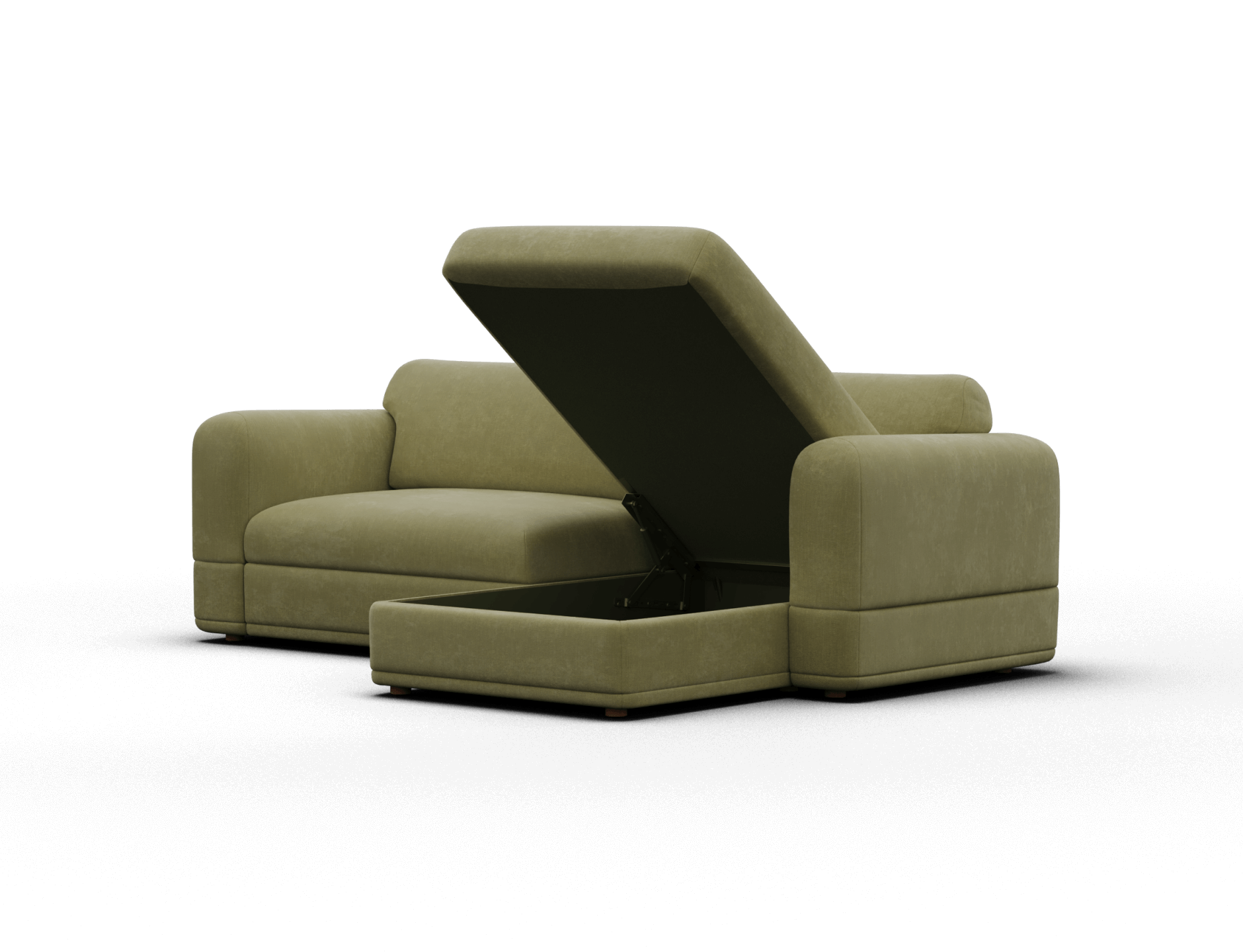 Wanda Sofa Bed [2nd Gen] - 3.5-Seater (Queen) / Olive Butter