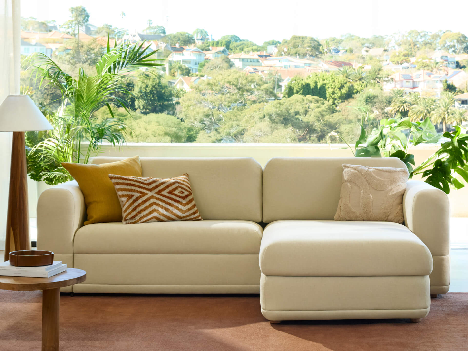Wanda Sofa Bed [2nd Gen] - 3.5-Seater (Queen) / Pearl Moon