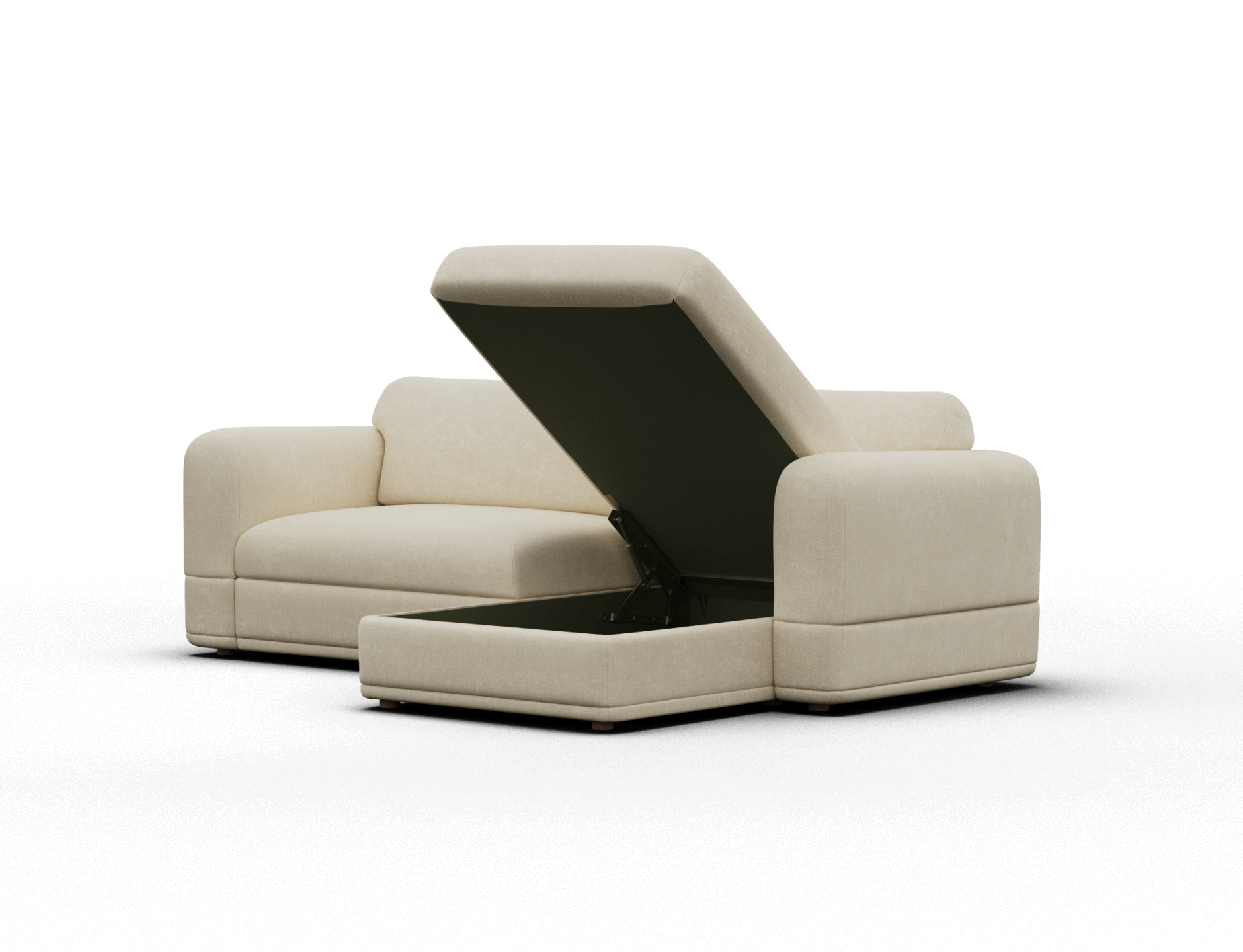 Wanda Sofa Bed [2nd Gen] - 3.5-Seater (Queen) / Pearl Moon