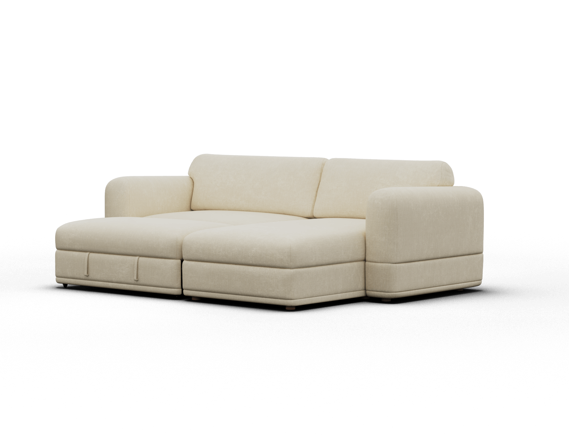 Wanda Sofa Bed [2nd Gen] - 3.5-Seater (Queen) / Pearl Moon
