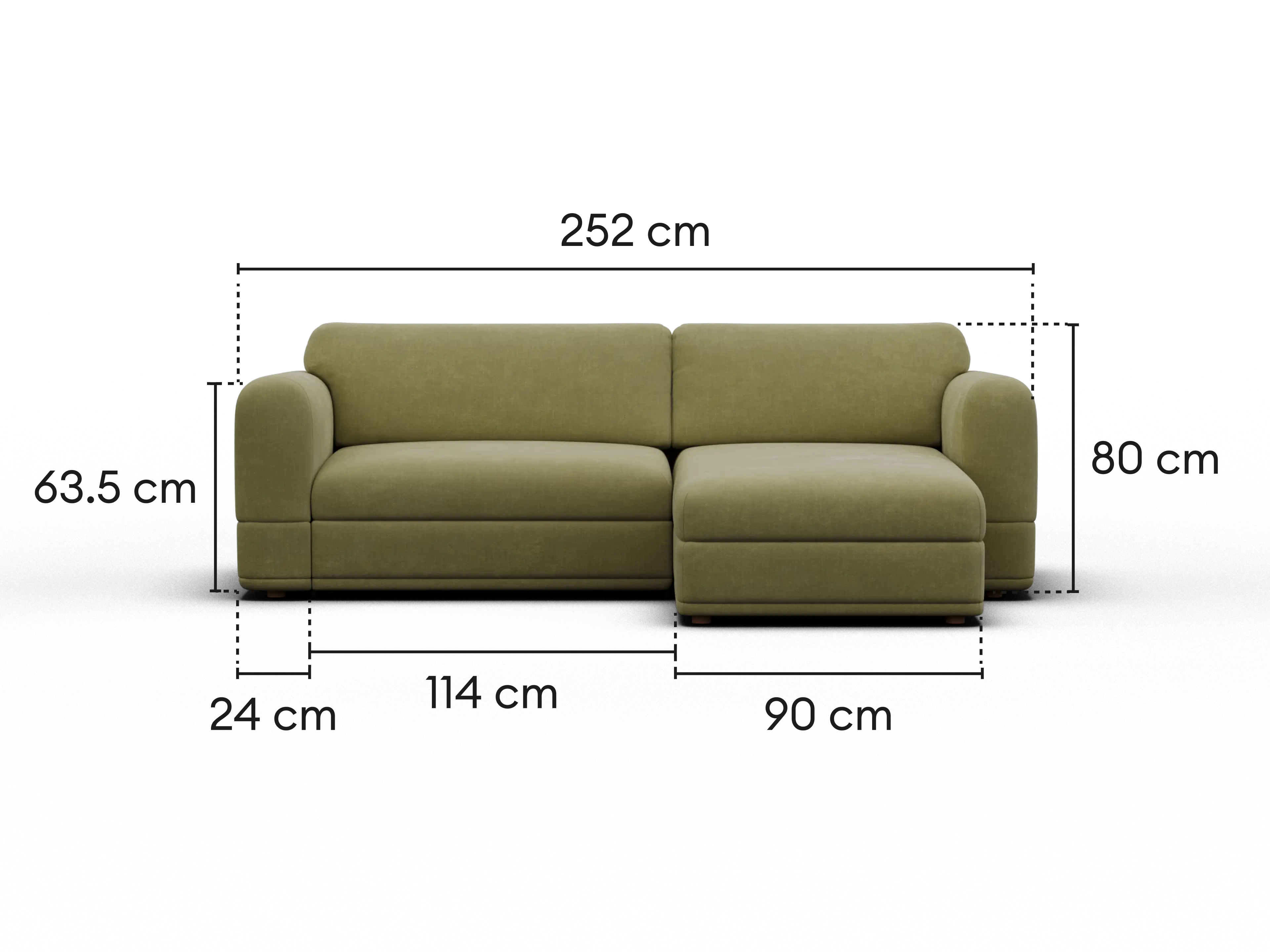 Wanda Sofa Bed [2nd Gen] - Australia 01 (Pantone) / 3.5-Seater (Queen)