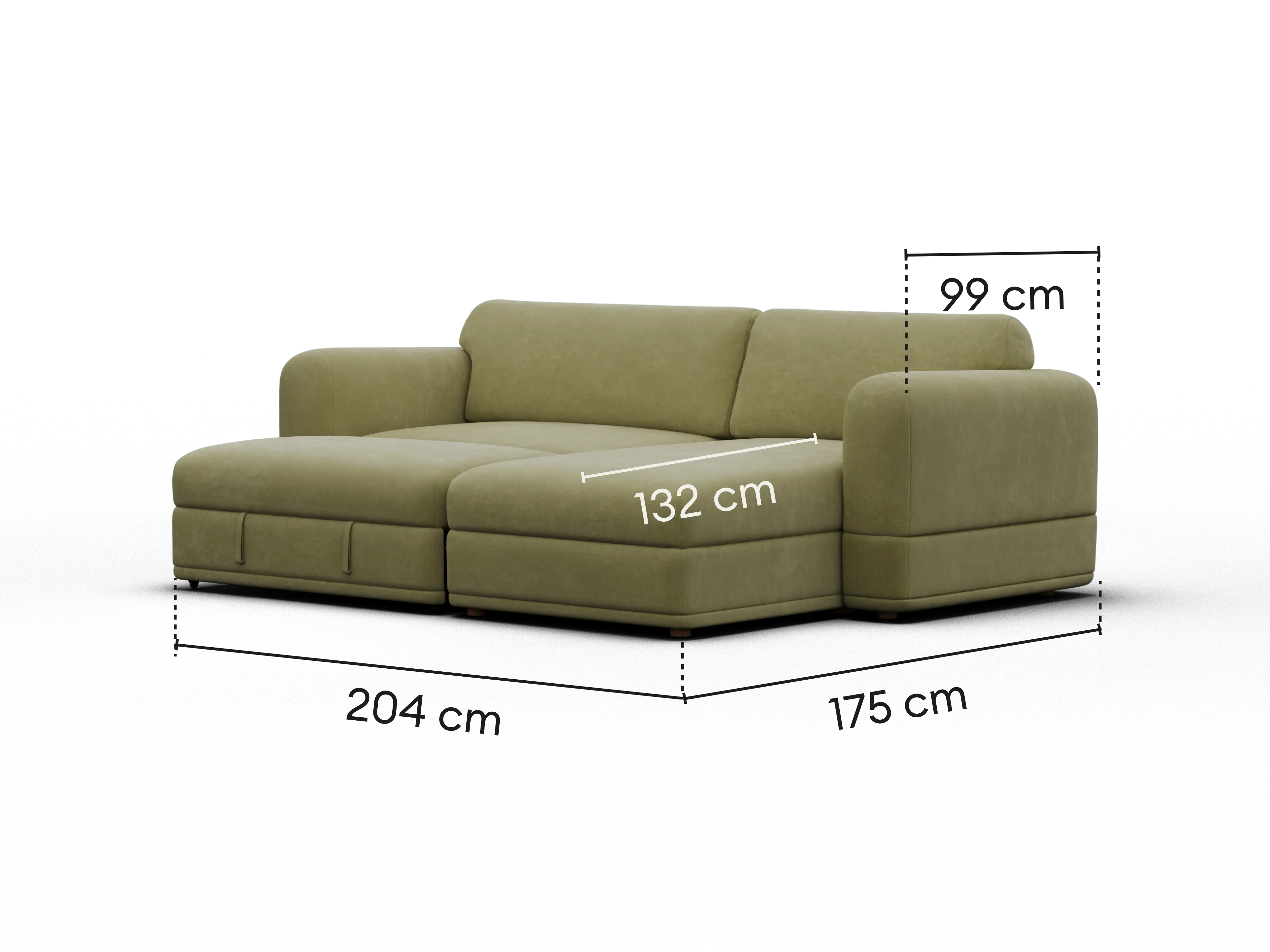Wanda Sofa Bed [2nd Gen] - Australia 01 (Pantone) / 3.5-Seater (Queen)